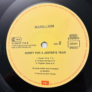 Marillion ‎– Script For A Jester's Tear LP (VG+) - schallplattenparadis