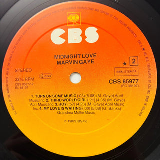 Marvin Gaye – Midnight Love LP mit OIS (NM) - schallplattenparadis