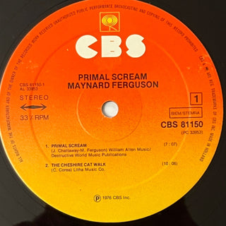 Maynard Ferguson ‎– Primal Scream LP (VG+) - schallplattenparadis