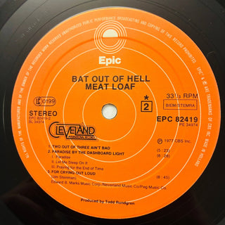 Meat Loaf – Bat Out Of Hell LP (NM) - schallplattenparadis