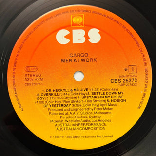 Men At Work – Cargo LP mit OIS (NM) - schallplattenparadis