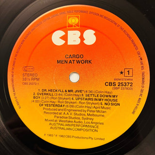Men At Work – Cargo LP mit OIS (VG+) - schallplattenparadis