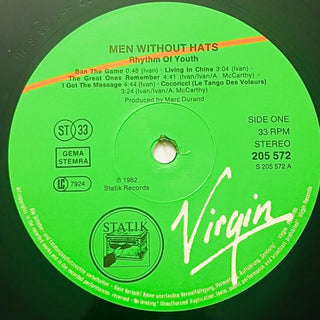 Men Without Hats ‎– Rhythm Of Youth LP mit OIS (VG+) - schallplattenparadis