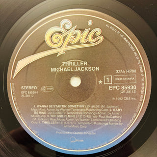 Michael Jackson ‎– Thriller LP mit OIS (VG+) - schallplattenparadis