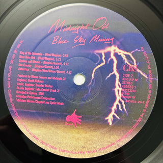 Midnight Oil – Blue Sky Mining LP mit OIS (VG+) - schallplattenparadis