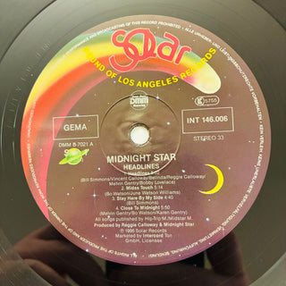 Midnight Star ‎– Headlines LP (NM) - schallplattenparadis