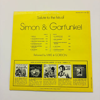 Mike & Gordon ‎– Salute To The Hits Of Simon & Garfunkel LP (VG+) - schallplattenparadis