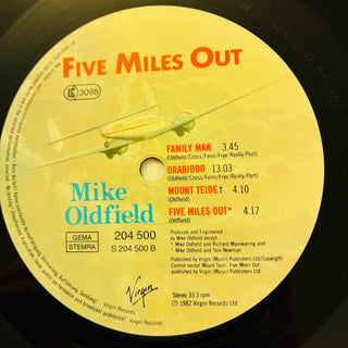 Mike Oldfield ‎– Five Miles Out LP (NM) - schallplattenparadis