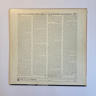 Miles Davis ‎– In Person Friday Nights At The Blackhawk, San Francisco Volume 1 LP mit OIS (NM) - schallplattenparadis