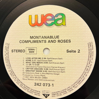Montanablue ‎– Compliments And Roses LP mit OIS (NM) - schallplattenparadis
