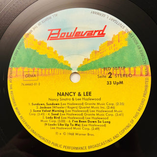 Nancy Sinatra & Lee Hazlewood ‎– Nancy & Lee LP (NM) - schallplattenparadis