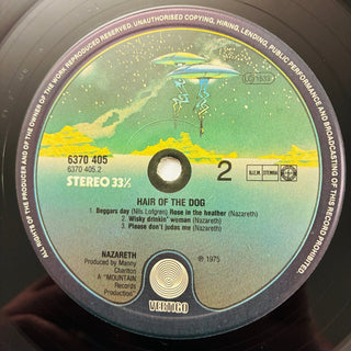 Nazareth ‎– Hair Of The Dog LP (NM) - schallplattenparadis