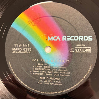 Neil Diamond ‎– Hot August Night Doppel LP (NM) - schallplattenparadis