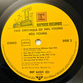 Neil Young – 2 Originals Of Neil Young Doppel LP (NM) - schallplattenparadis