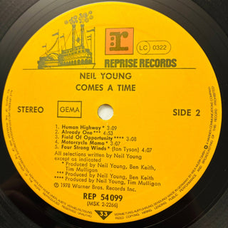 Neil Young – Comes A Time LP (NM) - schallplattenparadis
