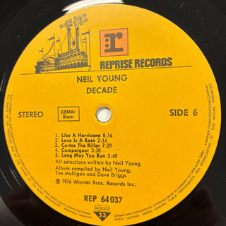 Neil Young ‎– Decade - 3 LP (NM) - schallplattenparadis