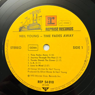Neil Young ‎– Time Fades Away LP mit OIS und Poster (NM) - schallplattenparadis