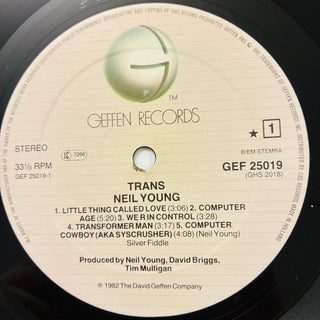 Neil Young - Trans LP mit OIS (VG+) - schallplattenparadis