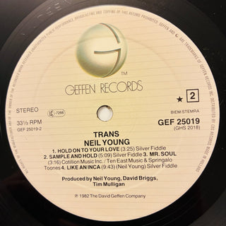 Neil Young - Trans LP mit OIS (VG+) - schallplattenparadis
