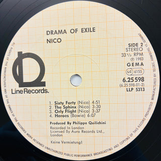 Nico – Drama Of Exile LP (NM) - schallplattenparadis