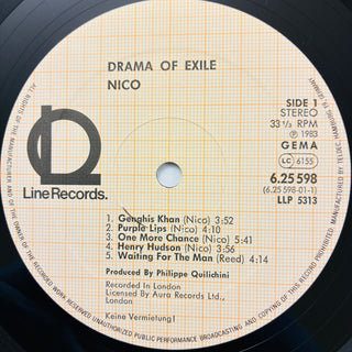 Nico – Drama Of Exile LP (NM) - schallplattenparadis