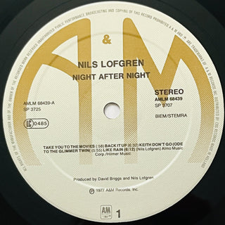 Nils Lofgren ‎– Night After Night Doppel LP (NM) - schallplattenparadis