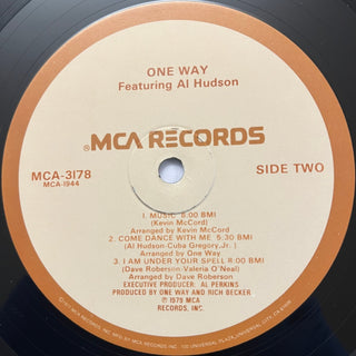 One Way Featuring Al Hudson ‎– One Way Featuring Al Hudson LP (VG+) - schallplattenparadis