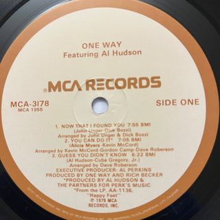 One Way Featuring Al Hudson ‎– One Way Featuring Al Hudson LP (VG+) - schallplattenparadis