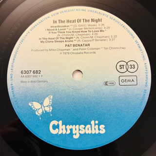 Pat Benatar – In The Heat Of The Night LP (NM) - schallplattenparadis