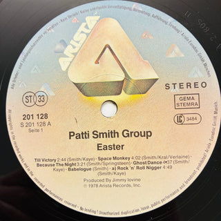 Patti Smith Group ‎– Easter LP mit Beiblatt (VG+) - schallplattenparadis