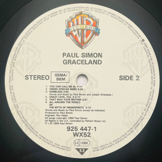 Paul Simon – Graceland LP mit OIS (NM) - schallplattenparadis