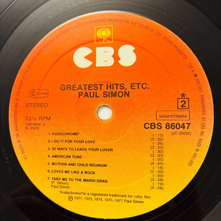 Paul Simon ‎– Greatest Hits, Etc. LP mit OIS (NM) - schallplattenparadis