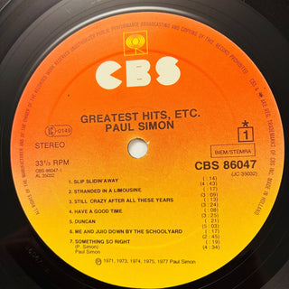 Paul Simon ‎– Greatest Hits, Etc. LP mit OIS (NM) - schallplattenparadis