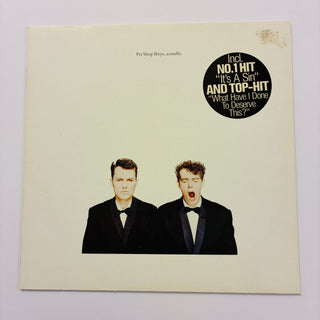Pet Shop Boys – Actually LP mit OIS (NM) - schallplattenparadis