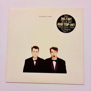Pet Shop Boys – Actually LP mit OIS (VG+) - schallplattenparadis