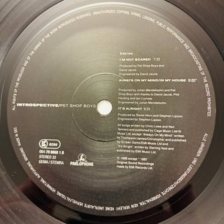 Pet Shop Boys – Introspective LP mit OIS (VG+) - schallplattenparadis