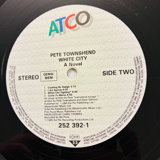 Pete Townshend ‎– White City (A Novel) LP mit OIS (VG+) - schallplattenparadis