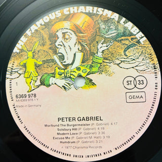 Peter Gabriel – Peter Gabriel LP mit Beiblatt (NM) - schallplattenparadis