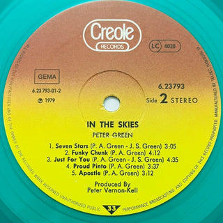 Peter Green ‎– In The Skies LP - Green Translucent Vinyl (NM) - schallplattenparadis