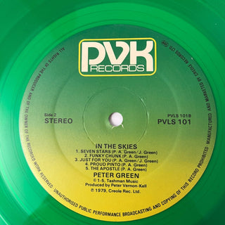 Peter Green ‎– In The Skies LP - Green Vinyl (NM) - schallplattenparadis