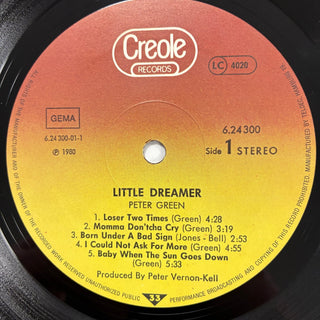 Peter Green ‎– Little Dreamer LP mit OIS (NM) - schallplattenparadis