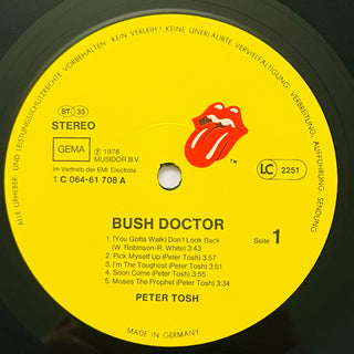 Peter Tosh – Bush Doctor LP (NM) - schallplattenparadis