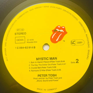 Peter Tosh – Mystic Man LP mit OIS (NM) - schallplattenparadis