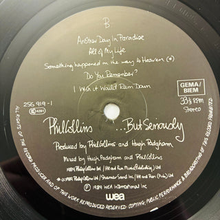 Phil Collins – ...But Seriously LP mit OIS (NM) - schallplattenparadis