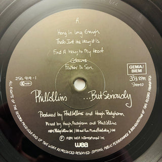 Phil Collins – ...But Seriously LP mit OIS (NM) - schallplattenparadis