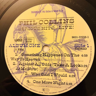 Phil Collins – Serious Hits...Live! Doppel LP (NM) - schallplattenparadis
