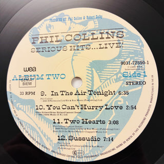 Phil Collins – Serious Hits...Live! Doppel LP (NM) - schallplattenparadis