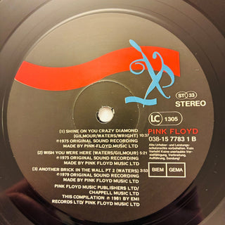 Pink Floyd ‎– A Collection Of Great Dance Songs LP mit OIS (NM) - schallplattenparadis