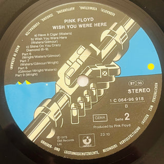 Pink Floyd ‎– Wish You Were Here LP mit OIS (VG+) - schallplattenparadis