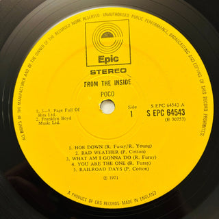 Poco – From The Inside LP (NM) - schallplattenparadis